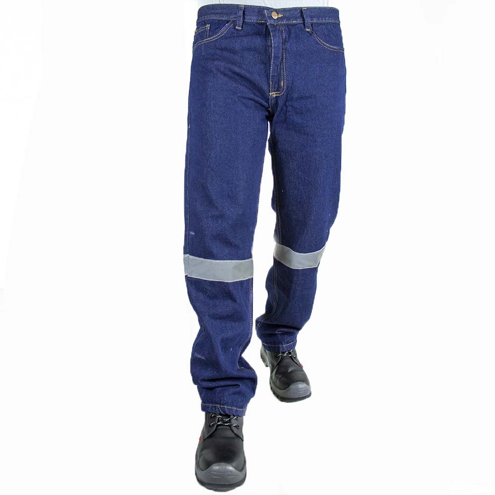 Pantalón Jean Industrial Reflectivo –